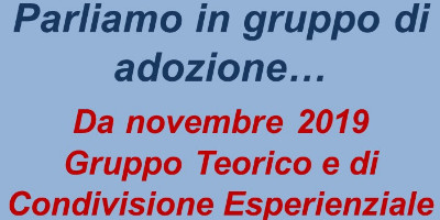 Da Novembre 2019 - Parliamo in gruppo di adozione