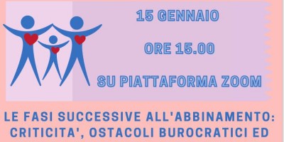 Parliamo insieme di ADOZIONE - 15 Gennaio ore 15.00