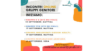 Incontri online gruppo genitori