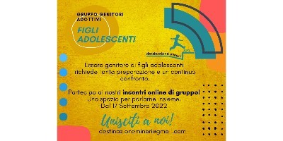 Gruppo genitori adottivi - FIGLI ADOLESCENTI