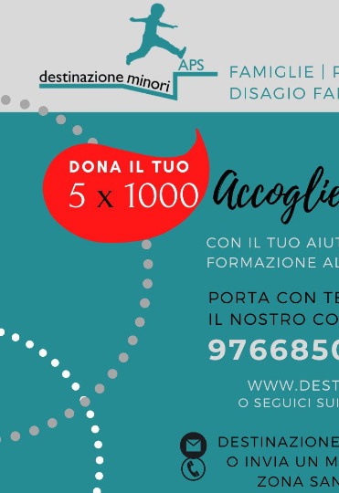 LE NOSTRE ATTIVITA' PER LE FAMIGLIE E I MINORI