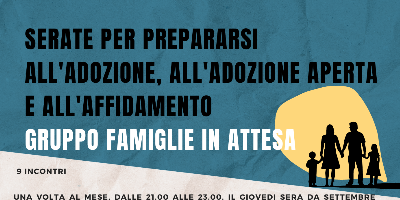 Serate per prepararsi all'adozione, all'adozione aperta e all'affidamento